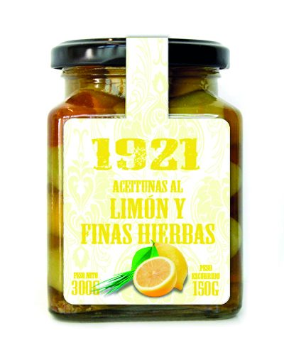 Aceitunas hierbas y limon