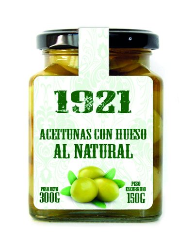 Aceitunas natural con hueso